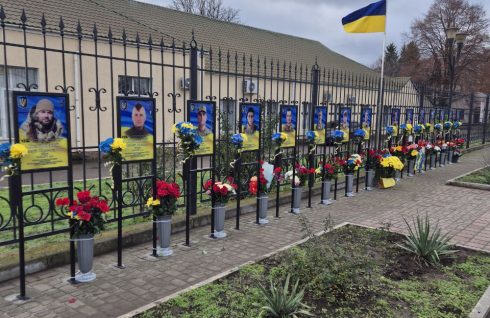 Урочисте відкриття Алеї Слави