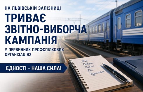 На Львівській залізниці триває звітно-виборча кампанія у первинних профспілкових організаціях